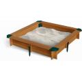 Wood Square Interlocking Sandbox