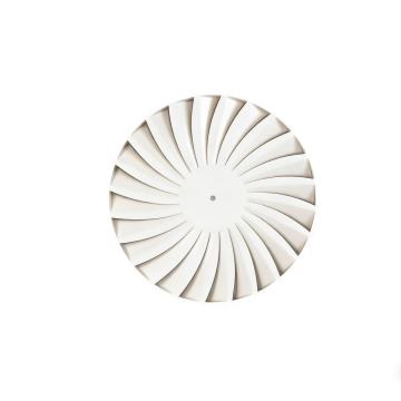 Diffuseur d'air tourbillonnant à pales fixes pour CVC