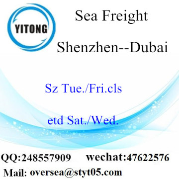 Shenzhen Port LCL Consolidatie naar Dubai