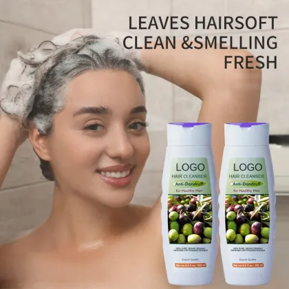 Organic Natural Healthy Hair Cleanser & Anti-Dandruff Shampoo with Customized Logo