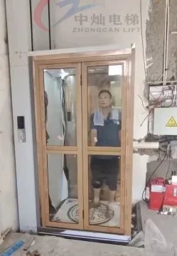 Hot Sale ce iso 400kg ascenseur home lift