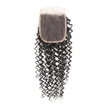 One Donor Top Quality Brazilian Hair Thin Swiss Closures Factory Price Unprocessed 4*4 6*6 Jerry Curl Lace Closure