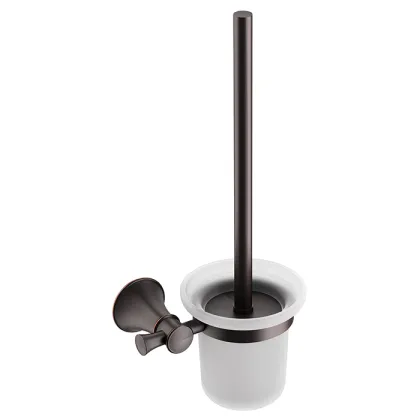 Brass Black Wall Mounted Toilet Brush Holder