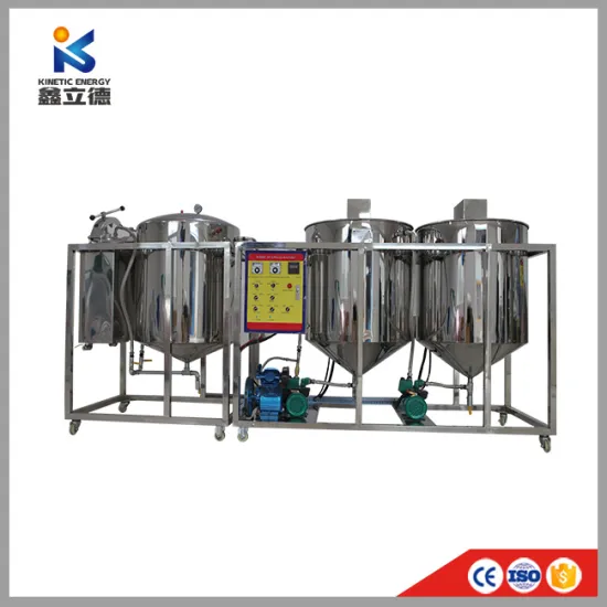 Competitive Mini Small Scale Crude Edible Vegetable Cooking Oil Refinery Equipment Machine for Sale