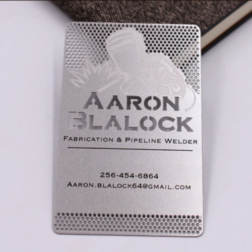 Custom Printing Membership Matte Black Metal Business Card