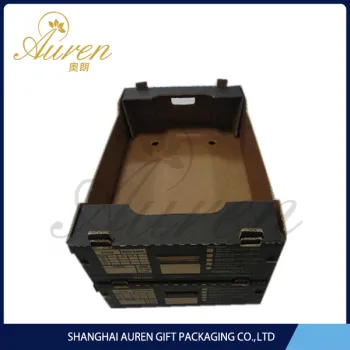 China rigid corrugated folding paper boxes for fruit pack China wholesale