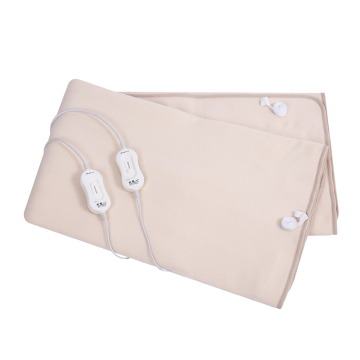 Tie Down Heated Electric Blanket with Ties