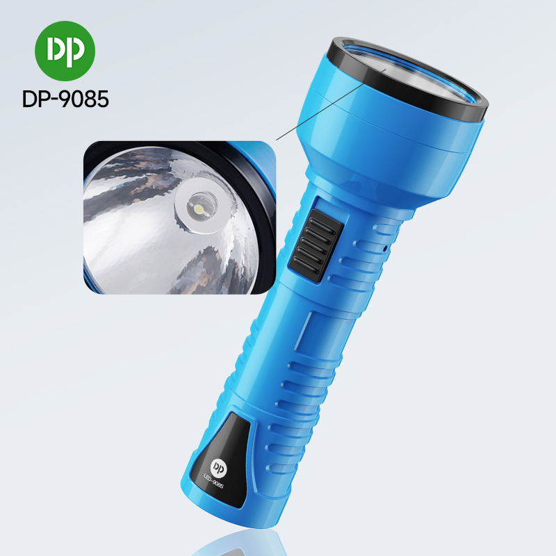 LED Portable Rechargeable LED Flashlight Torch Built-in Plug