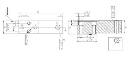 Kunwei 400kg Precision Beam Weighing Load Cell Sensor