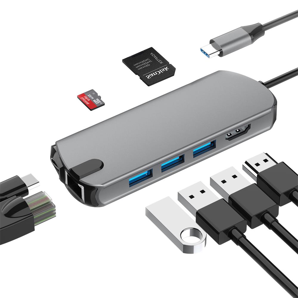 Type-C Computer Hub Station Multiport Dock