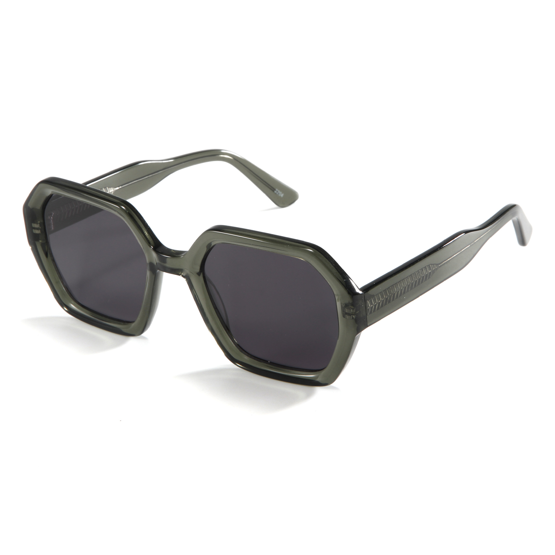 Hexagon Women Polarized Acetate UV400 Eyewear