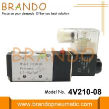 4V210-08 1/4 &#39;&#39; Airtac Type Solenoïde Pneumatische klep DC24V