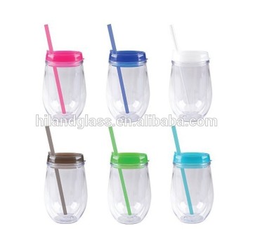 China supplier water colored glass cup