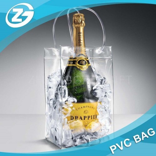 Durable PVC Water Resistant Bottle Wine Ice Bag