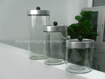 Large Glass Storage Jars with Butterfly Lids