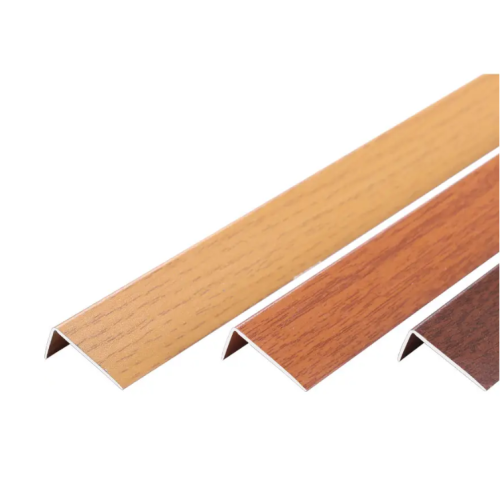 Angle d'aluminium de grains de bois