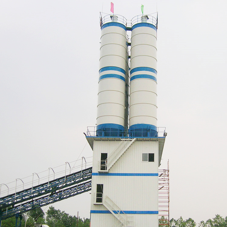 High quality HZS90 belt conveyor concrete batching plant