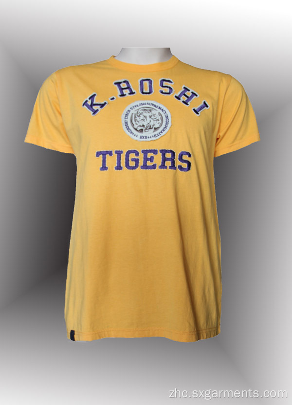 短袖T恤男士100％棉花