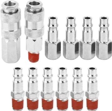 Europäischer Typ Pneumatic Air Tool Zubehör Kit - 12pcs Quick Coppler Kit