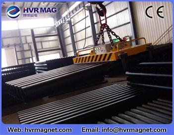 Single layer steel bar and pipe lifting magnet