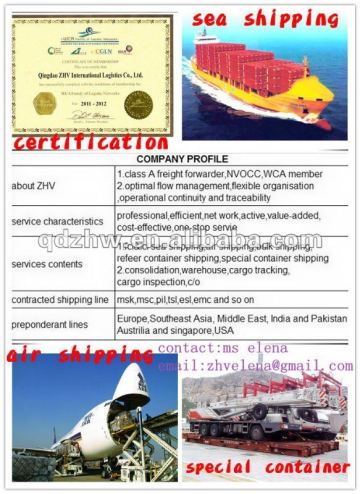 wca/shipping/logistic/sea freight