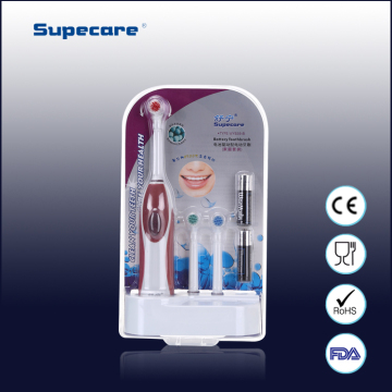 FDA Adult Battery Powered Electric Toothbrush