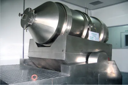Chemical raw material two dimensional mixer