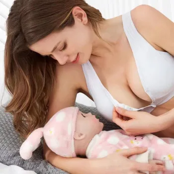 Plus Size 4XL Pregnant Women Ribbed Maternity Bra