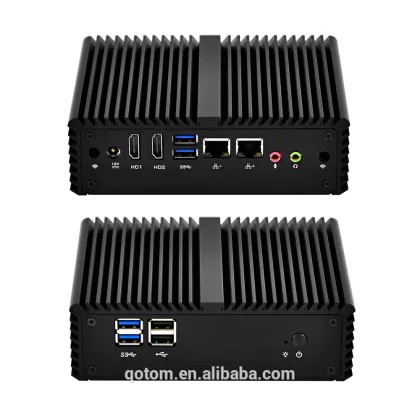 Mini Computer Hareware Celeron 3215U Mini PC Nuc Qotom pfsense fanless mini desktop computer mac pc