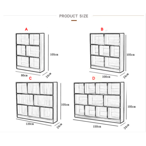 Multi-function small bookshelf or cube bookcase