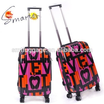 Lovely Printing Hardshell Abs/PC Luggage Set with Personalized Design