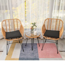 Elegant Outdoor Rattan Chair for Garden Living