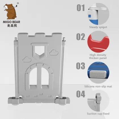 HDPE Castle Theme Baby Play Yard: Safe & Durable Plastic Playpen Fence for Kids' Playpens