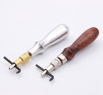 Multifunktion 5-in-1 Leder-Handwerkskante Skiving Gräuer Tool