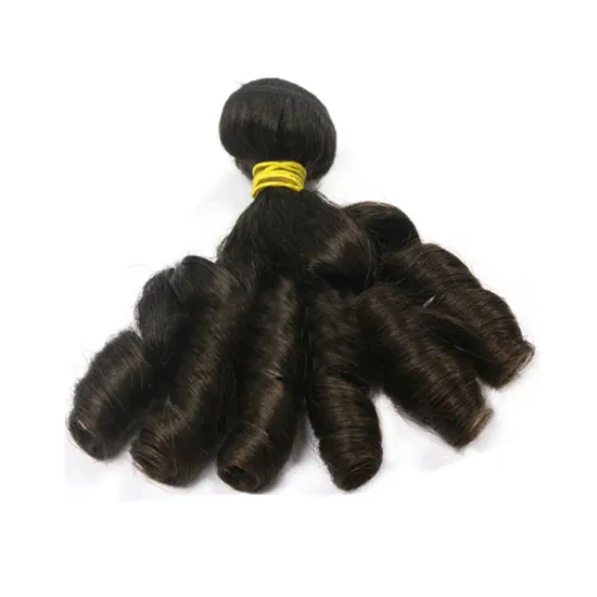 Top Grade 7a Double Drawn Indian Remy Hair Weave with Bouncy Curls