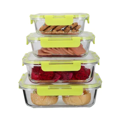 Borosilicate Glass Meal Prep Food Lunch Box