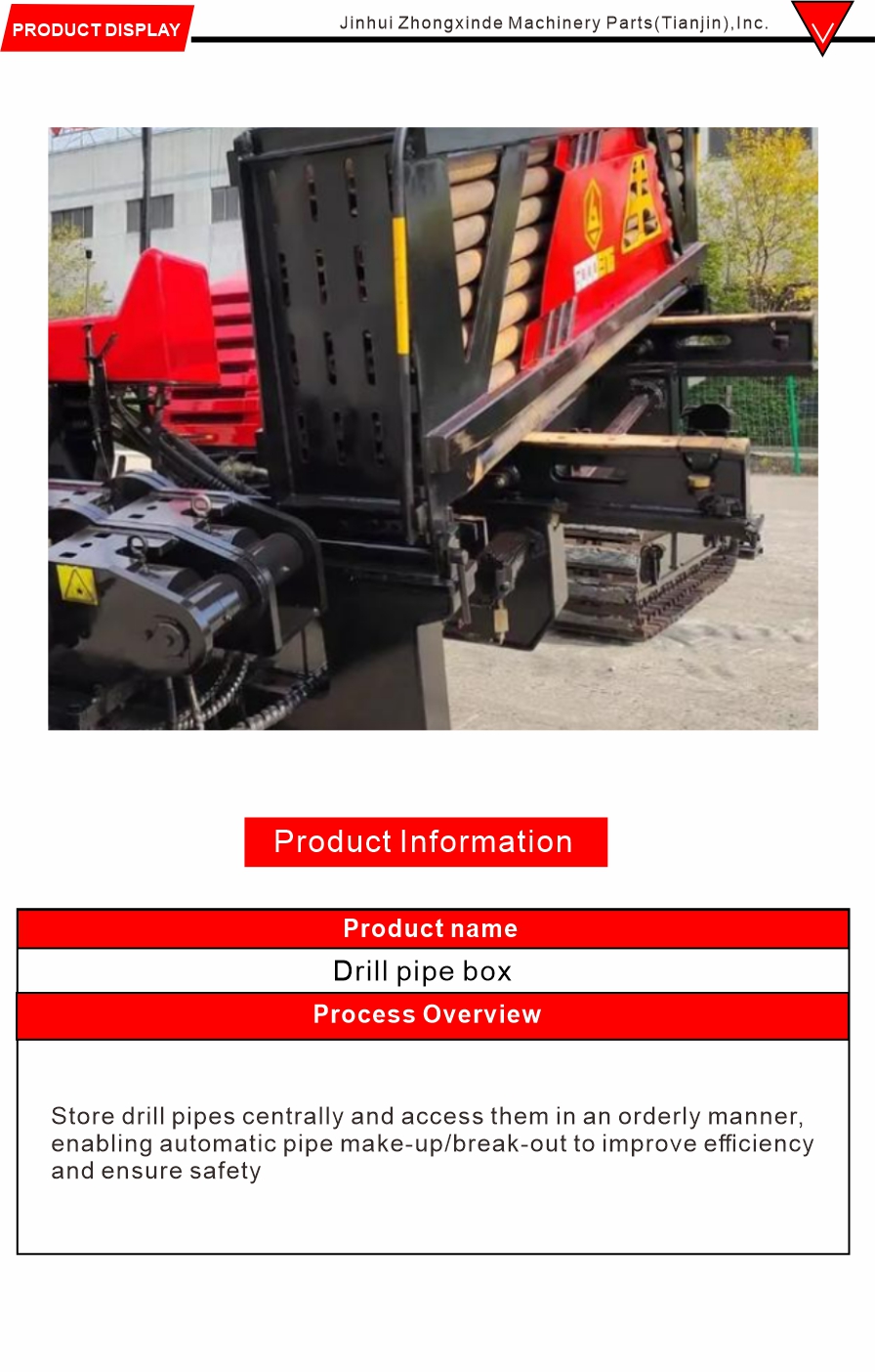 Drill Rod Box For Directional Drilling Rig