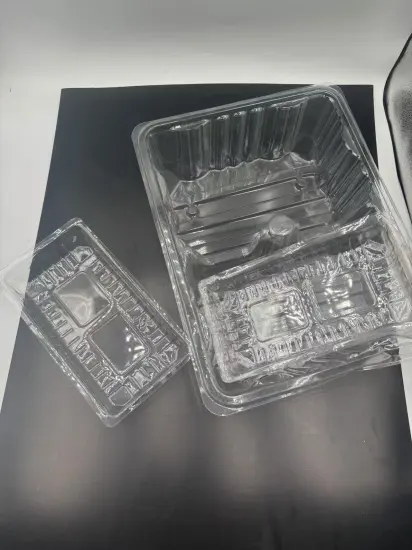 PET film blister thermoforming for food tray,, candy plate, fruit container