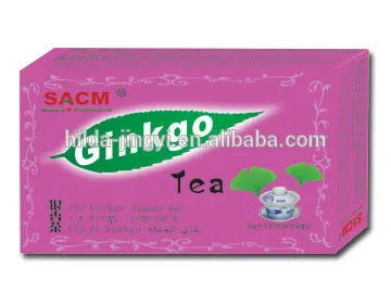 Natural health herbal tea ginkgo tea to lower blood fat