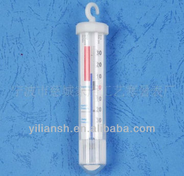 Plastic Refrigerator Thermometer with Pothook