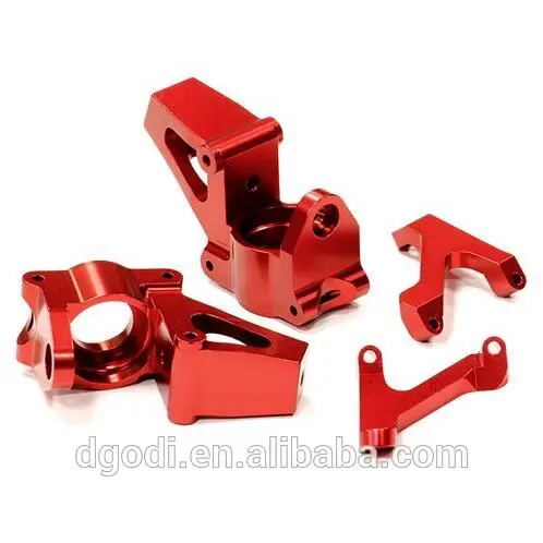 CNC machined high precision billet aluminum steering knuckle