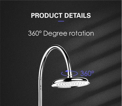 Brass shower head shower column freestanding shower column