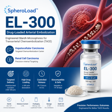 Microsphères d'amidon médical de haute qualité SpheroLoad EL-300