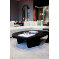 Elegance Edge Wooden Modern Coffee Mesa de café