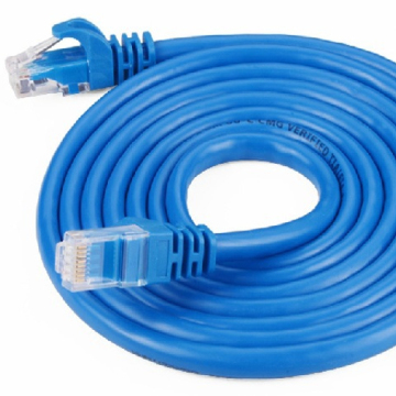 Custom Length Cat5e/Cat6 UTP Patch Cords with RJ45 Gold-Plated Plugs