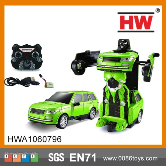 Hot sales 2.4G transform robot toy