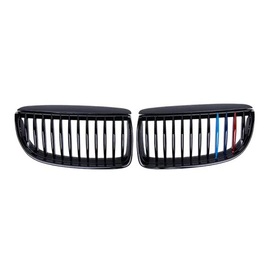 M Color Gloss Black Single Slat Sport Kidney Grille for BMW E90/E91 323i/325i/328i/330i/335i 2005-2008
