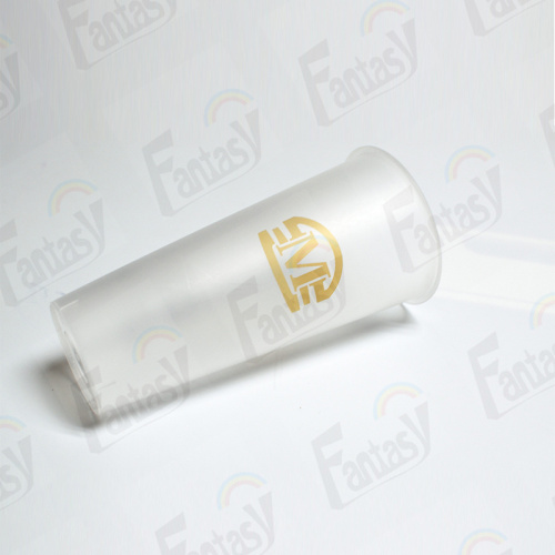 Custom logo disposable plastic frosted pp injection cups