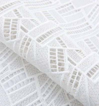 Schiffli Lace dress flower cotton Embroidery Fabrics