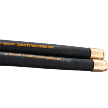 High Pressure Concrete Pump Rubber Hose - Manufacturer Supply 2.5" to 6" with Two Ends